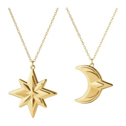 Georg Jensen 2024 kersthanger 2-delig, Goudgeplateerd< Kerstdecoraties
