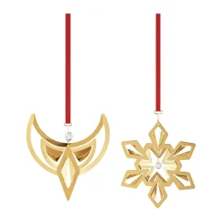 Georg Jensen 2024 kersthanger 2-delig, Palladiumgeplateerd< Kerstdecoraties