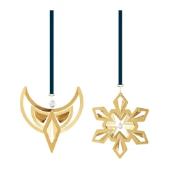 Georg Jensen 2024 kersthanger 2-delig, Palladiumgeplateerd< Kerstdecoraties