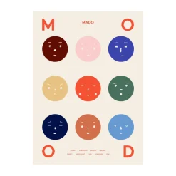 Paper Collective 9 Moods poster, 50x70 cm< Posters|Kinderkamer Interieuraccessoires
