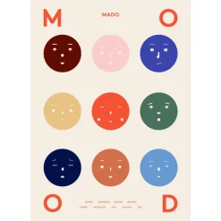Paper Collective 9 Moods poster, 70x100 cm< Posters|Kinderkamer Interieuraccessoires