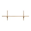 Andersen Furniture A Light Shelf wandrek 90x21x35 cm, Oak< Planken & Planksystemen