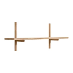 Andersen Furniture A Light Shelf wandrek 90x21x35 cm, Oak< Planken & Planksystemen