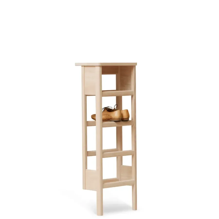 Form & Refine A Line schoenenrek 35x100 cm, Wit eiken< Schoenenrekken