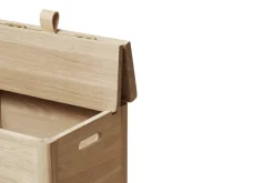 Form & Refine A Line wasmand, Wit eiken< Wasmanden