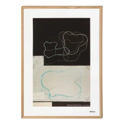 Iittala Aalto art Sketch black poster, 50x70 cm< Posters