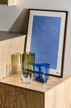 Iittala Aalto art Sketch blue poster, 50x70 cm< Posters