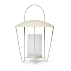 Ferm Living Abri lantaarn, Cashmere< Kaarsenhouders & Kaarsenborden