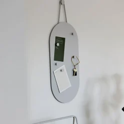 Zone Denmark A-Bulletin Board prikbord, soft grey, magneten inbegrepen< Prikborden