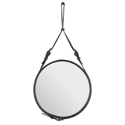 GUBI Adnet Circulaire spiegel S, zwart< Ronde Spiegels|Wandspiegels