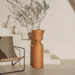 Ferm Living Agnes Plantenpot, natural, tall< Bloempotten
