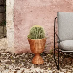 Ferm Living Agnes Plantenpot, natural, tall< Bloempotten