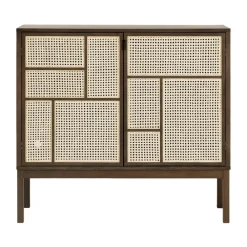 Design House Stockholm Air dressoir, Donker eiken, 120x110 cm, met poten< Kasten & Vitrines