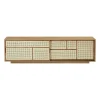 Design House Stockholm Air dressoir low, eiken, rotan< Tv- & Mediameubels|Ladekasten & Dressoirs
