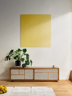 Design House Stockholm Air dressoir low, eiken, rotan< Tv- & Mediameubels|Ladekasten & Dressoirs