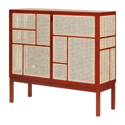 Design House Stockholm Air dressoir, Rood, 120x110 cm, met poten< Kasten & Vitrines