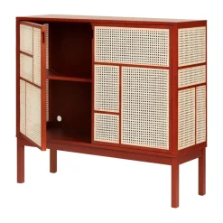 Design House Stockholm Air dressoir, Rood, 120x110 cm, met poten< Kasten & Vitrines