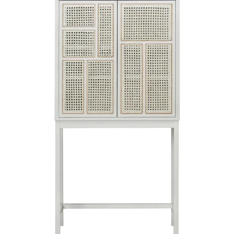 Design House Stockholm Air vitrinekast, Wit, rotan< Kasten & Vitrines