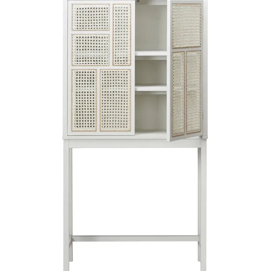 Design House Stockholm Air vitrinekast, Wit, rotan< Kasten & Vitrines