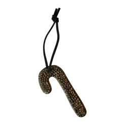 DBKD Airy hanging candy cane decoratiehanger, Brown< Kerstdecoraties