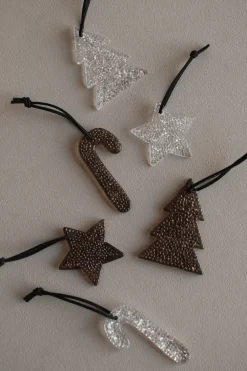 DBKD Airy hanging tree decoratiehanger, Brown< Kerstdecoraties