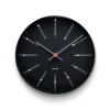 Arne Jacobsen Clocks AJ Bankers wandklok zwart, Ø 29 cm< Wandklokken
