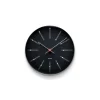 Arne Jacobsen Clocks AJ Bankers wandklok zwart, Ø 21 cm< Wandklokken