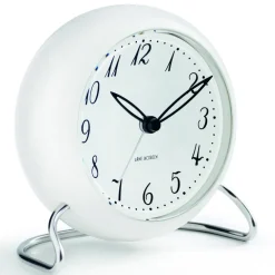 Arne Jacobsen Clocks AJ LK tafel klok, wit< Tafelklokken