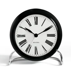 Arne Jacobsen Clocks AJ Roman tafel klok, zwart< Tafelklokken