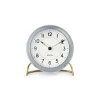 Arne Jacobsen Clocks AJ Station tafelklok 12 cm, grijs-wit< Tafelklokken