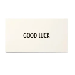 Design Letters AJ Vintage ABC kaart, Good Luck< Kalenders & Notitieboeken