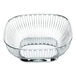 Alessi draadmand 23x23 cm, Roestvrij staal< Opbergmanden