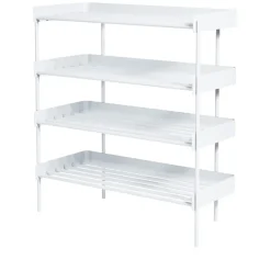 SMD Design Alfred schoenenrek, wit, opbouwdeel< Schoenenrekken