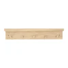 Scandi Living Alley knopplist met plank, Eikenhout< Haken & Hangers