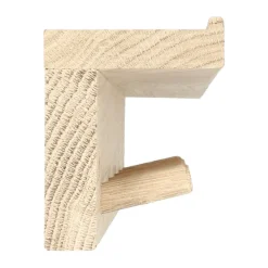 Scandi Living Alley knopplist met plank, Eikenhout< Haken & Hangers