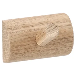 1898 Allsarp kapstokje 1 knop, Eikenhout< Haken & Hangers