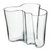 Iittala Alvar Aalto vaas helder, 160 mm.< Vazen