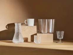 Iittala Alvar Aalto vaas helder, 160 mm.< Vazen