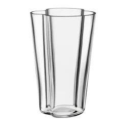 Iittala Alvar Aalto vaas helder, 220 mm.< Vazen