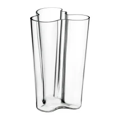 Iittala Alvar Aalto vaas helder, 251 mm.< Vazen