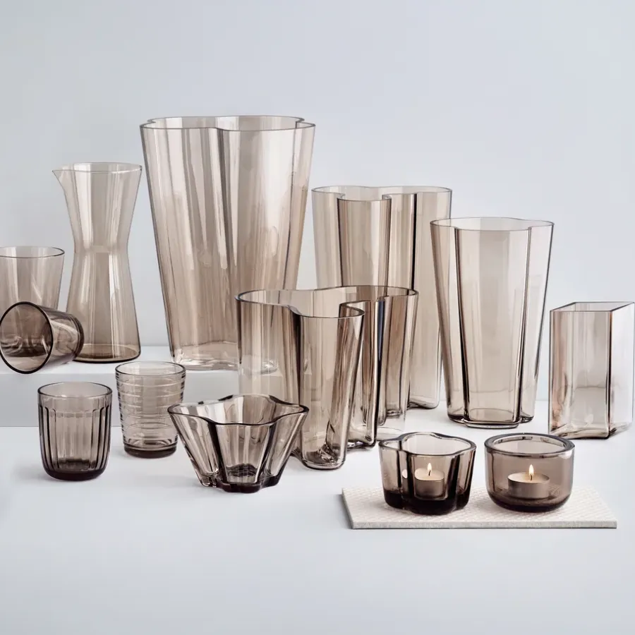 Iittala Alvar Aalto vaas linnen, 251 mm< Vazen