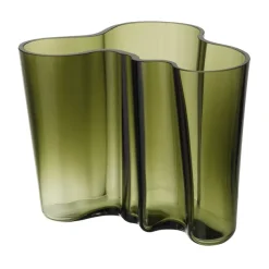Iittala Alvar Aalto vaas mosgroen, 160 mm< Vazen