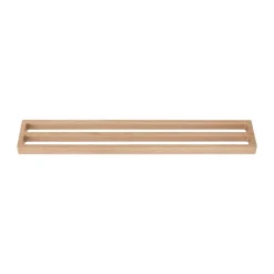 Andersen Furniture Andersen handdoekstang dubbel 73,5 cm, Lacquered oak< Handdoekenrekken & -Ringen
