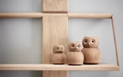 Andersen Furniture Andersen Owl houten figuur Small, Oak< Houten Beelden