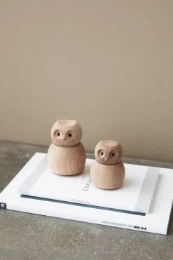 Andersen Furniture Andersen Owl houten figuur Small, Oak< Houten Beelden