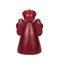 Broste Copenhagen Angel sculpture kaars 14 cm, Burgundy< Kaarsen