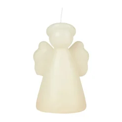 Broste Copenhagen Angel sculpture kaars 14 cm, Off white< Kaarsen