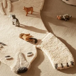 Ferm Living Animal houten decoratie, Lion< Kinderkamer Interieuraccessoires|Kinderkamer Interieuraccessoires