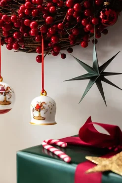 Villeroy & Boch Annual Christmas Edition bel, Wit-rood< Kerstdecoraties