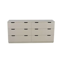 Mavis Aoko ladekast dubbel 6 lades, Beige< Ladekasten & Ladeblokken